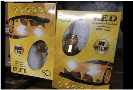 Car CS H3 Led Bulb Dual Color white/yellow 38W 4800LM