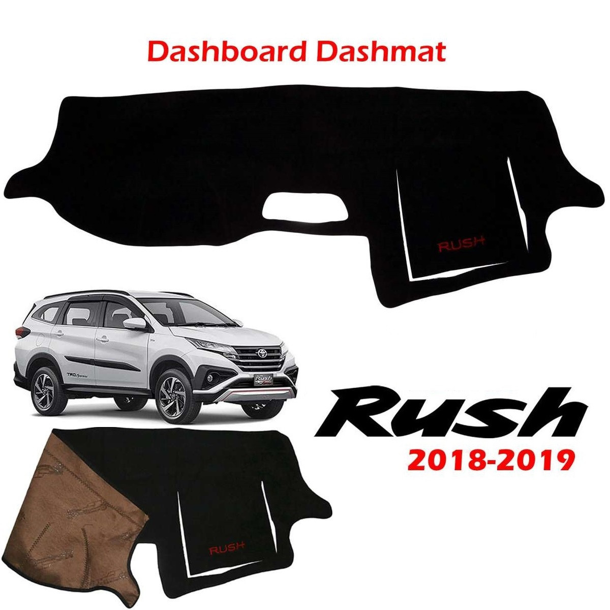 Toyota Rush 2018-2022 Dashboard Cover Panel Dash Mat