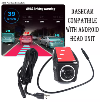 XCJLY-FT002 DASHCAM DRIVING RECORDER FRONT CAMERA 1080P 170º USB POWER COMPATIBLE WITH ANDROID HEADUNIT