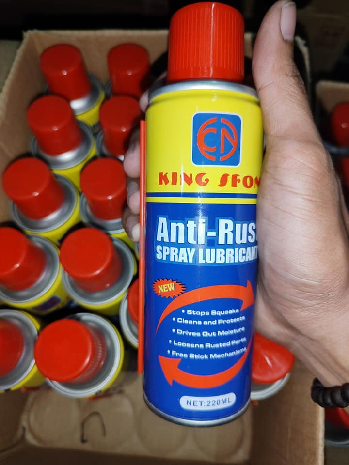 220ML KING SFON Anti-Rust Spray Lubricant for Car and Motorcycle use