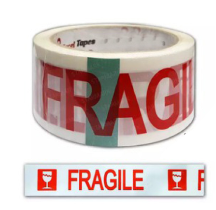 FRAGILE TAPE PACKAGING 2 INCH X 100METERS