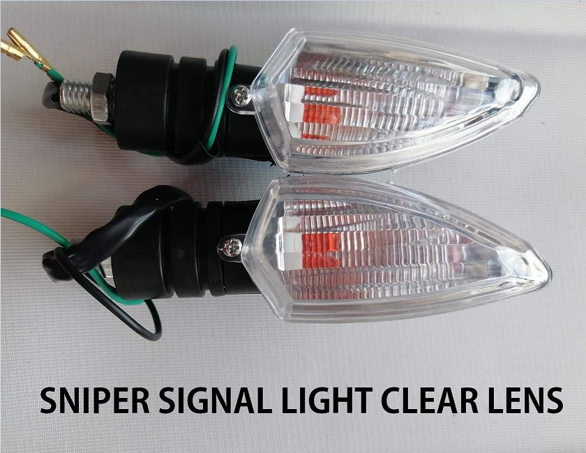 CLEAR LENS CLEAR LENS 2PCS SNIPER 150 SIGNAL LIGHTS (Rear) Set Original YAMAHA