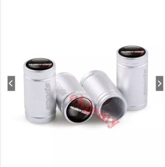 4PCS MUGEN SPORTS Car Wheel Air Tire Valve Cap Cover Sports Caps Stem Covers Aluminum Alloy