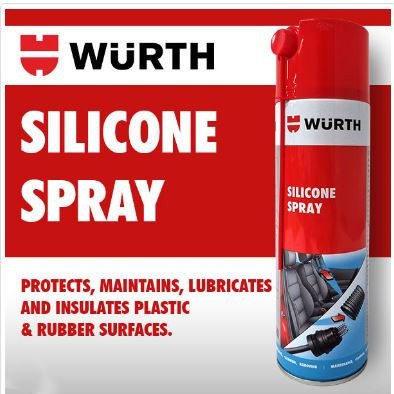 Wurth Silicone Spray 500ml Multi Purpose Lubricant