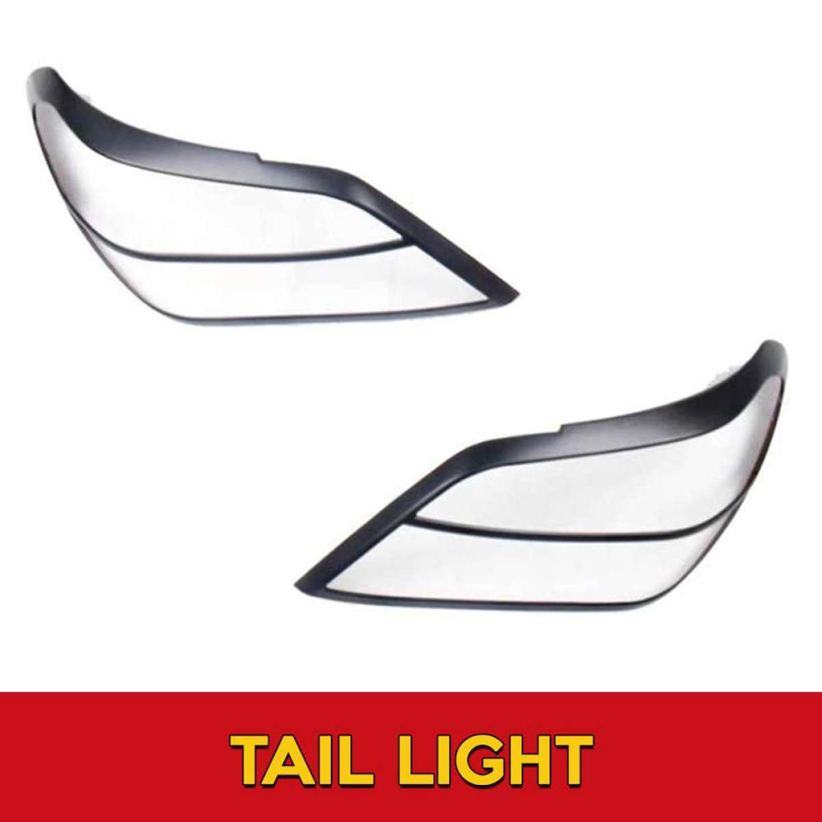 2018-2021 Mirage G4 Sedan Tail Light Cover Garnish (Matte Black)