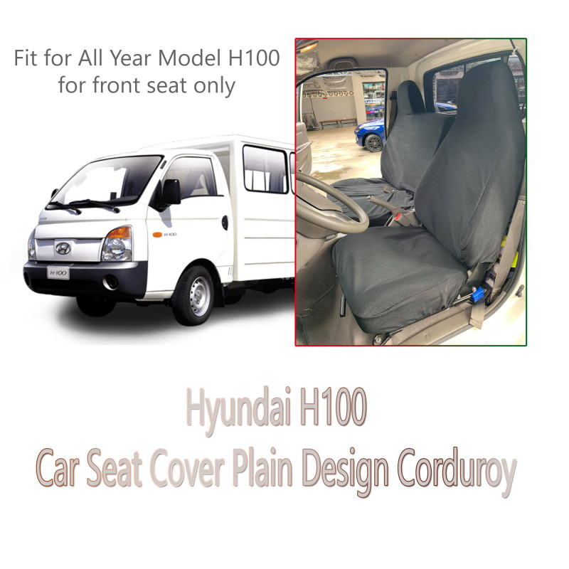 GREY Hyundai H100 Car Seat Cover Plain Design Corduroy Ative WCS