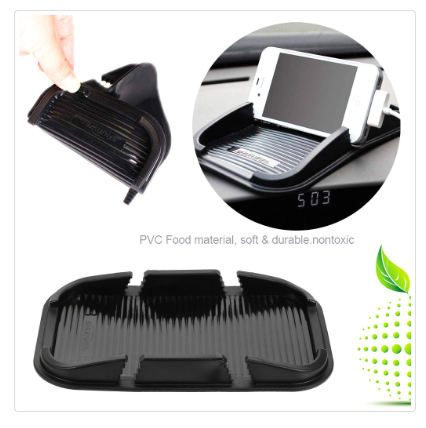 Shunwei Multifuncction Mobile Phone Pad Dash mat Dashboard Panel Rubber Anti Slip Cellphone Holder