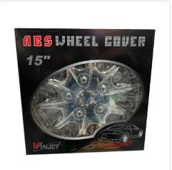 New 15" WJ-5004-C-15 INCHES CHROME 4Pcs Hub Caps Wheel Cover Car Wheel Rim Hub Cover Rim Cover Tire Cover