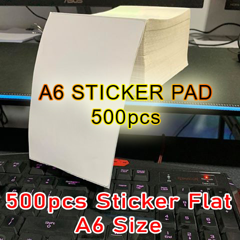 1Pad 500pcs A6 Size Airway Bill Thermal Sticker for Online Sellers AWB 500pcs stickers
