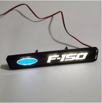 1Pc F-150 Car Front Grille Luminous Emblem Badge LED Decoration Lights Car Logo