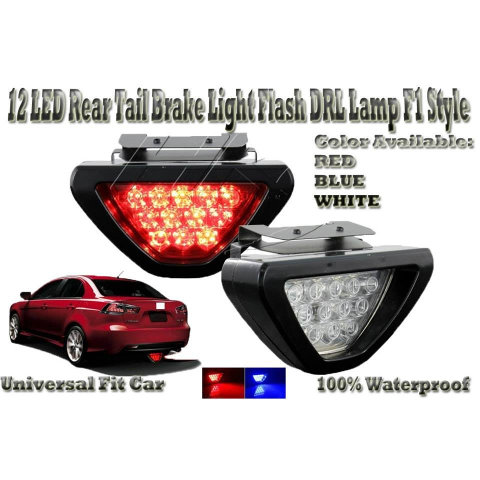 Brake Lamp Automotive Tail light Brake Light Flash Lamp 12led F1 Style universal