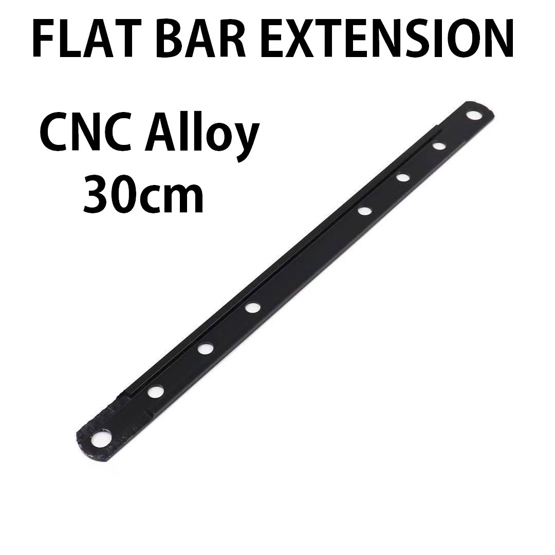 Universal Bracket flat bar extension bar Alloy Black
