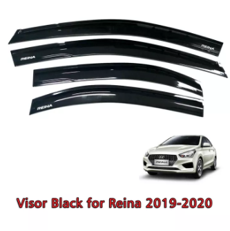 Hyundai Reina 2019-2021 Rain Sun Visor Window Cover Visor Rain Guard Door Visors / Rain Visors / Rain Gutters