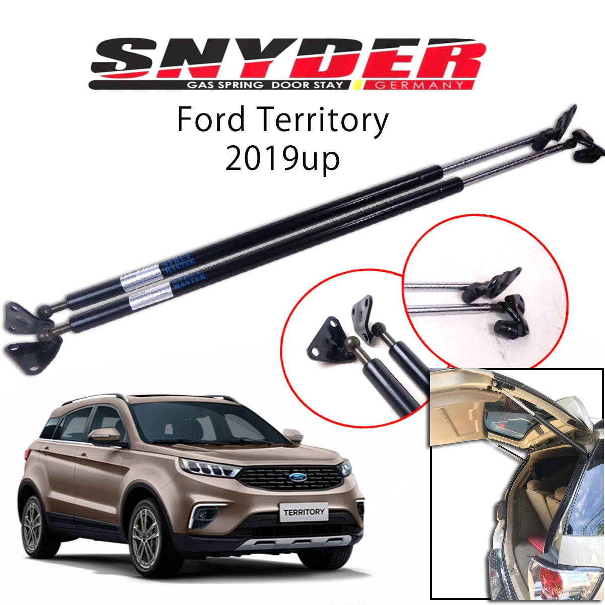 SGS-1220 (Left) Ford TERRITORY 2019-2023 Gas Spring Door Stay Damper Struts Trunk Open - Snyder