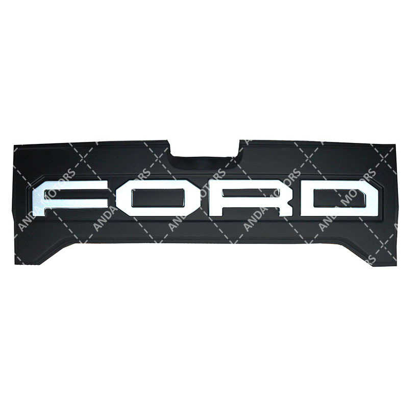XHQP-TS059W Ford Ranger Trunk Lid clad cover Ford Logo WHITE Tailgate cladding