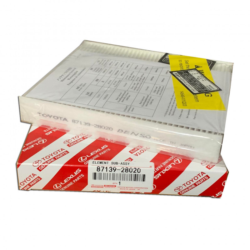 87139-28020 TOYOTA OEM Genuine Parts Cabin Filter Aircon Clean Element