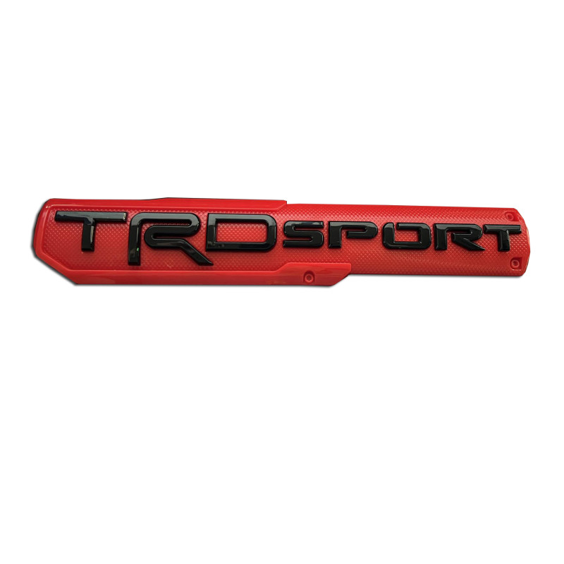 Black/Red 1PC 3D ABS TRD SPORT Car Emblem Front Fender Auto Door Logo Badge for Toyota cars