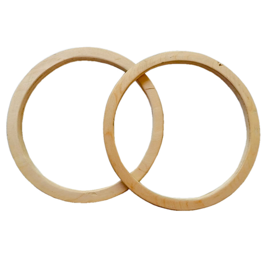 2PCS 8 inch Auto Universal Audio Stereo Door Speaker Spacer Adaptor wood 8"