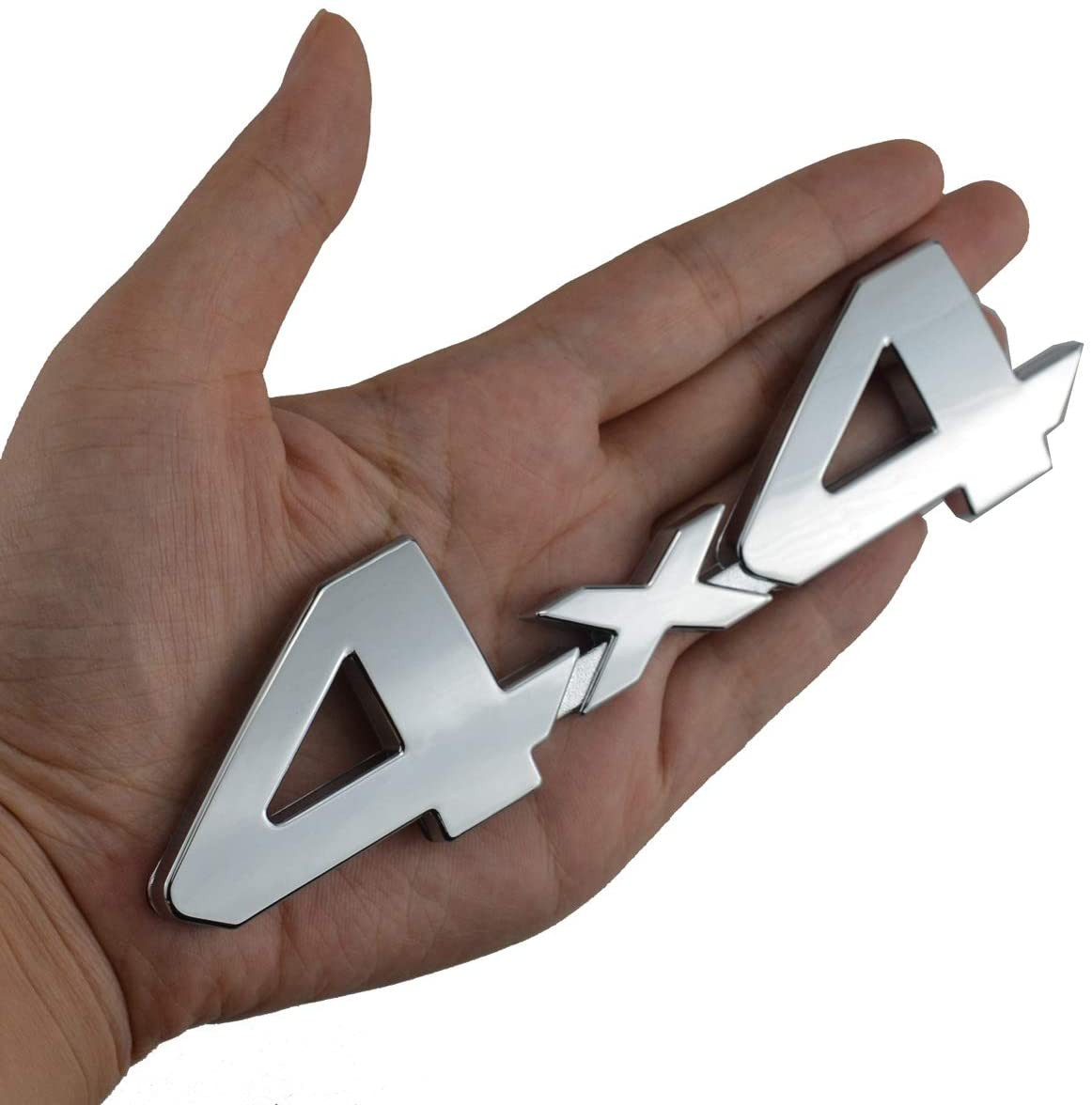 4x4 Chrome Car Pickup SUV Emblem Badge With Double Adhesive Rear Tailgate Tail Gate Door 4Wd4x4 Chrome Car Pickup SUV Emblem Badge With Double Adhesive Rear Tailgate Tail Gate Door 4Wd