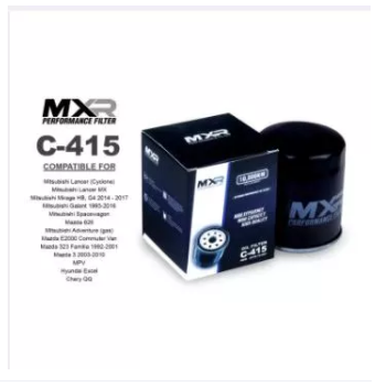 MXR OIL FILTER C-415 FOR Mitsubishi Lancer (Cyclone) Mitsubishi Lancer MX Mitsubishi Mirage HB, G4 2014 - 2017 Mitsubishi Galant 1993-2016 Mitsubishi Spacewagon Mazda 626 Mitsubishi Adventure