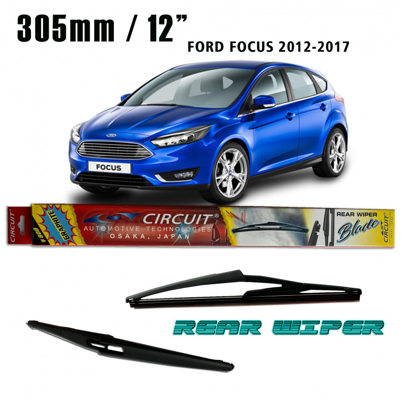 CRW-305-J CIRCUIT GRAPHITE REAR WIPER BLADE FOR FORD FOCUS 2012-2017