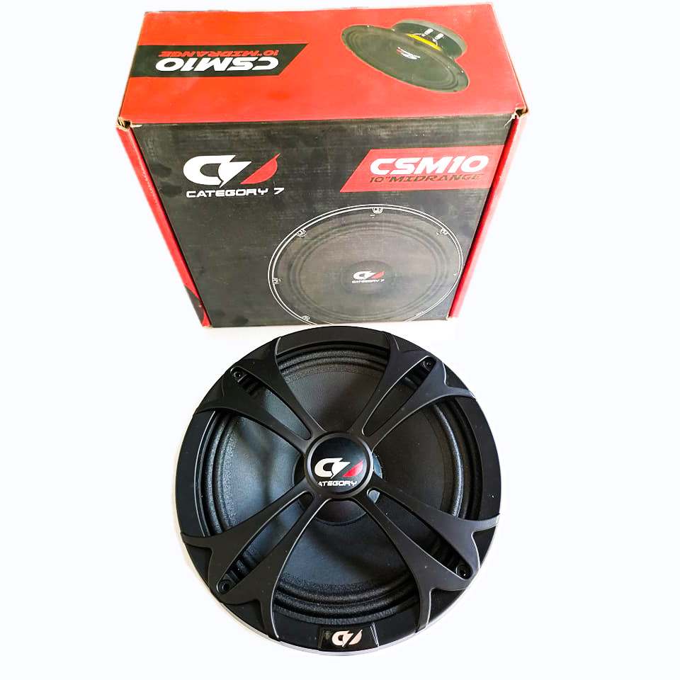 CSM10 10" MIDRANGE CATEGORY 7 MID BASS SPEAKER 10 INCHES 1PC