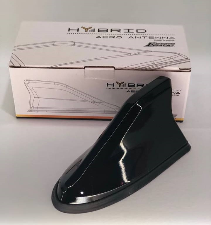 BLACK Aero Hybrid Shark Fin Antenna Functional Universal