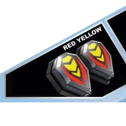 Red, Yellow 2pcs Turn signal fittings indicator motorcycle 12V LED daytime running light Universal Signal light