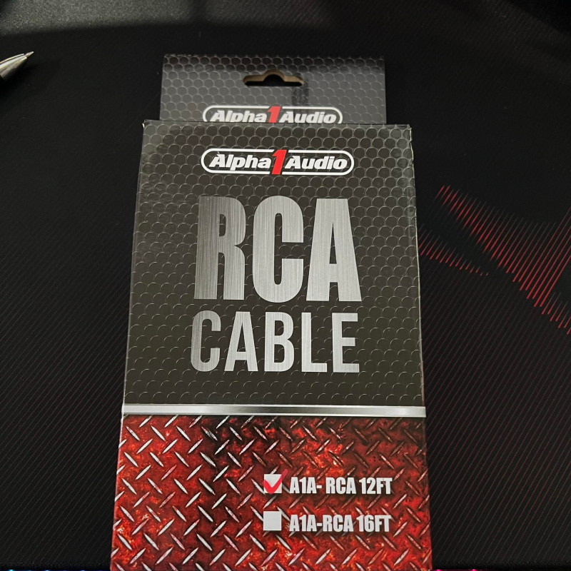 ALPHA 1 AUDIO RCA CABLE 16FT