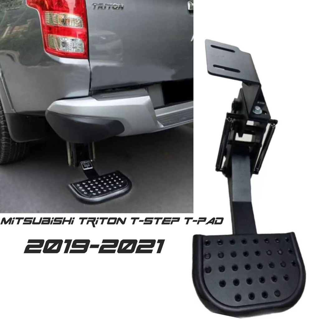 XHQP-TS017 2019-2021 Mitsubishi Triton Strada Rear Stepboard T Foot Step TAILGATE STEP PAD