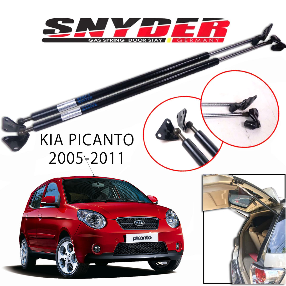 1pc SGS-805 KIAPICANTO 2005-2011 Gas Spring Door Stay Damper Struts Trunk Open - Snyder