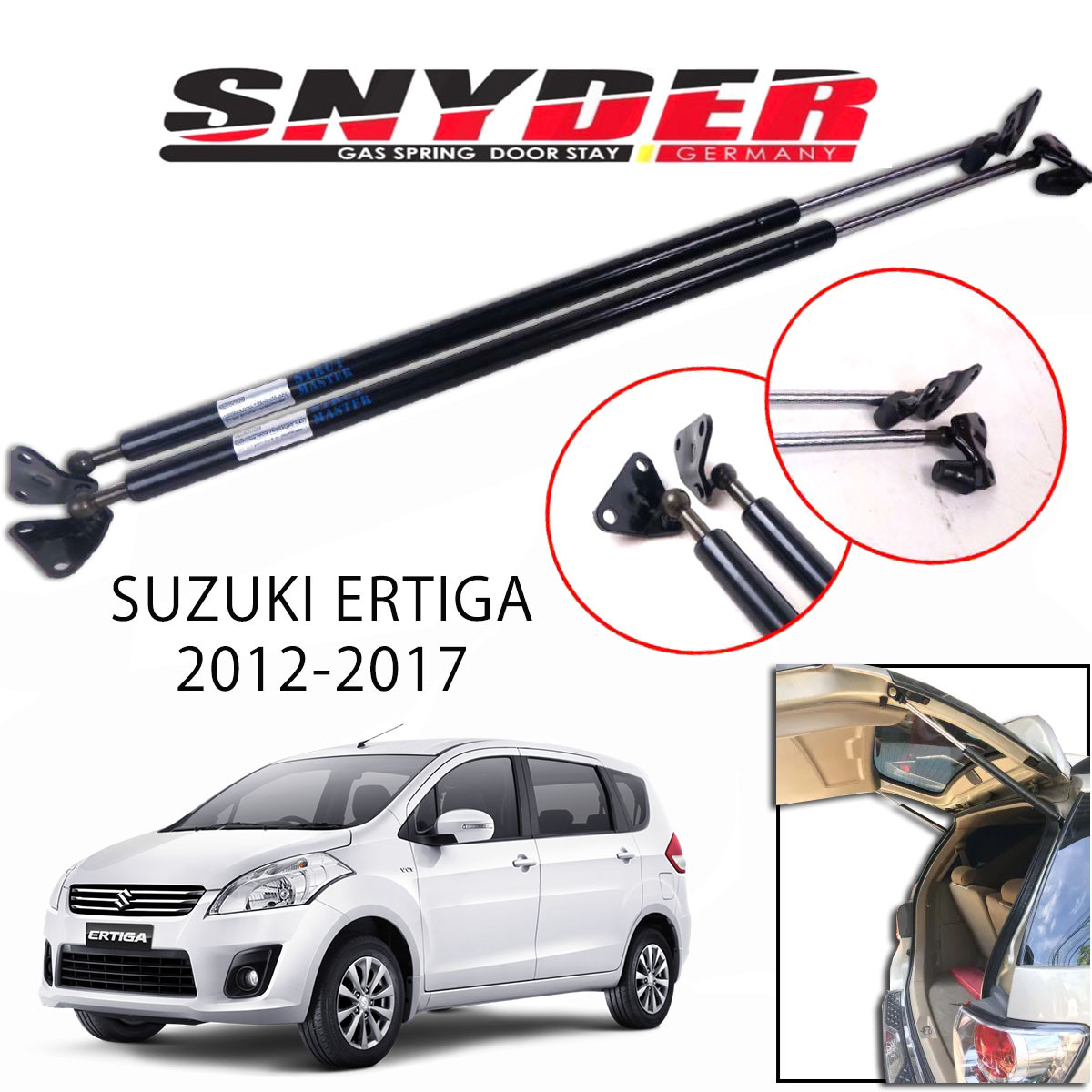 SGS-709 (Left) SUZUKI ERTIGA 2012-2017 Gas Spring Door Stay Damper Struts Trunk Open - Snyder