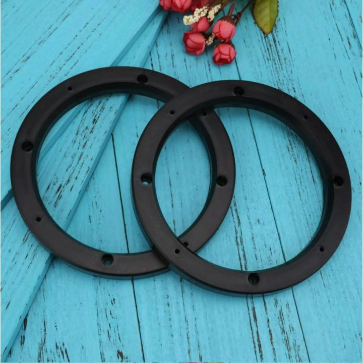 2pcs PLASTIC ST-8 LIGHTNING LAB Universal 6.5 Inch Car Speaker Spacer Adapter Refitting Audio Mat