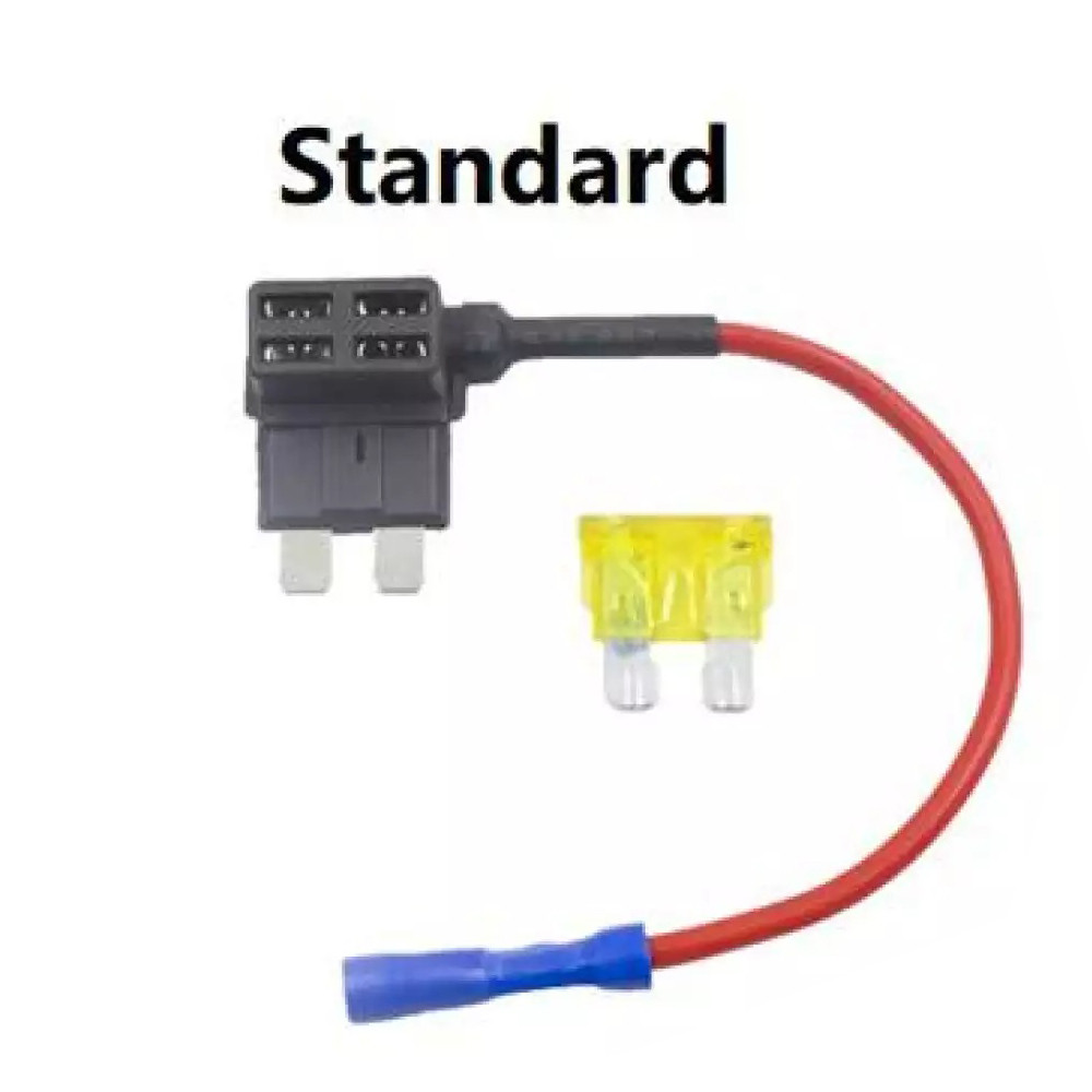 Standard FUSE Add Circuit Fuse Holder ATM APM Blade Tap Dual adapter Auto Car Fuse with holder