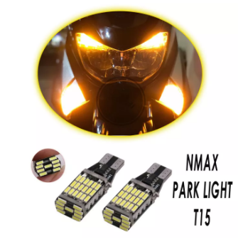 MSM T15 45 LED BULB PARK LIGHT for NMAX PARKLIGHT CAR VAN 12V WHITE