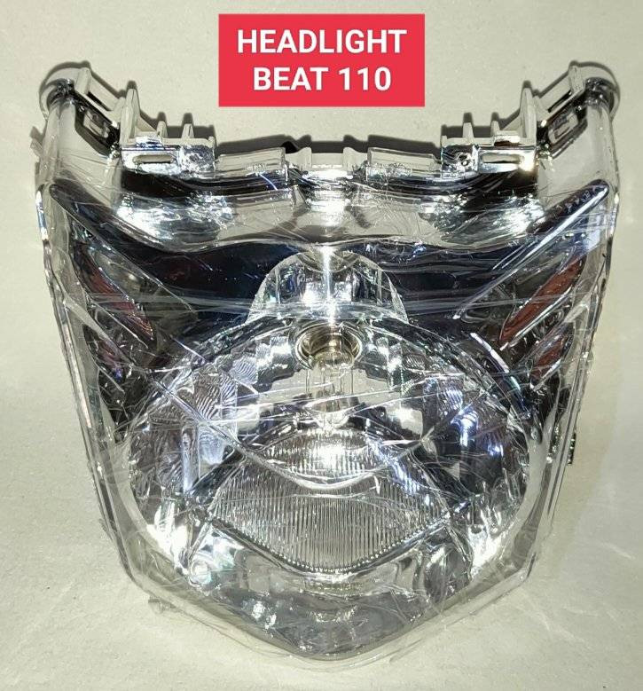 HONDA BEAT 110 Headlight Assy Clear lens Head Lights Assembly With Bulb and Socket