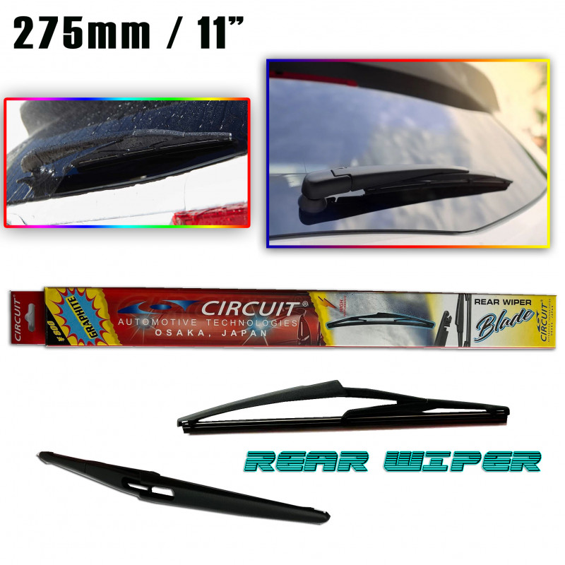 CRW-275-D CIRCUIT GRAPHITE REAR WIPER BLADE