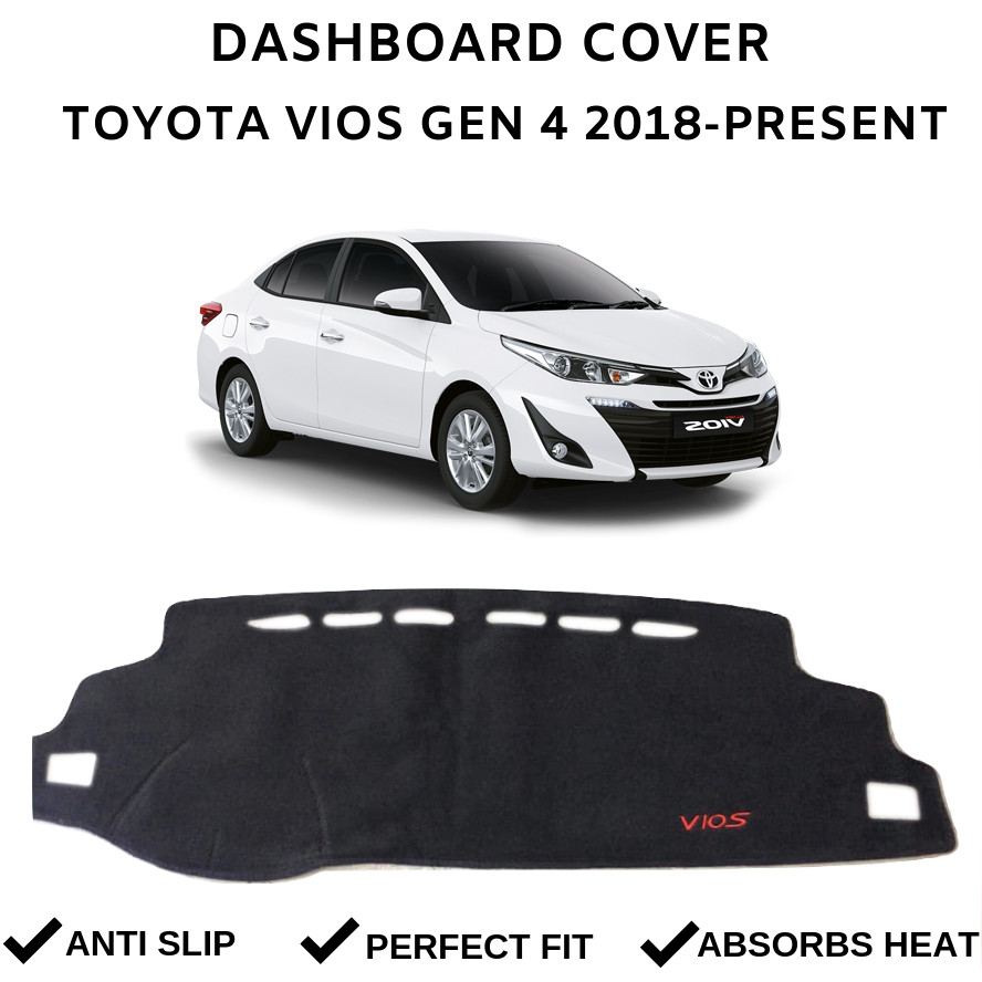 Toyota Vios Gen4 2018-2022 Dashboard Cover Panel Dash Mat